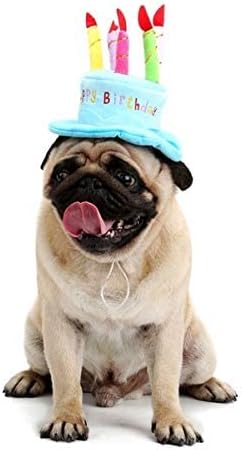 Cute Adorable Dog Cat Birthday Cake Hat Pet Cap Headwear Hat - Image 3
