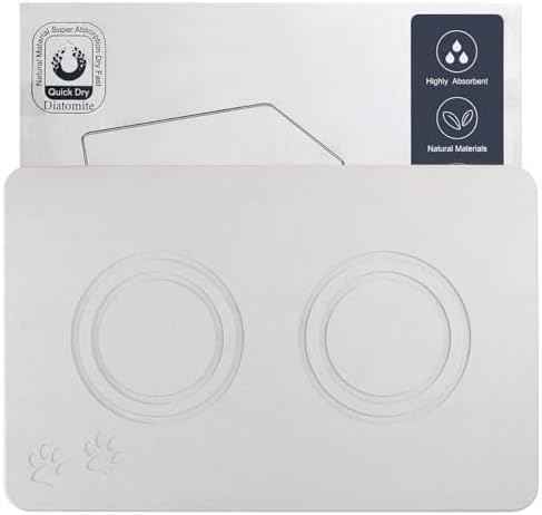 Diatomite Stone Pet Feeding Mat for Dog Cat Super Absorbent Diatomite