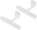 2PCS Bird Perch Stands, Acrylic Parrot Feeder Playstand Window Bird Feeder by Mioyoow