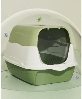 ChezMAX Cat Litter Box Cat Litter Tray - Image 5