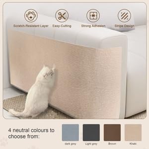 Eunice Cat Scratching Mat, Self-Adhesive Cat Scratch Carpet, Trimmable - Image 3
