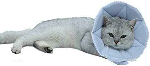 Soft Cat Recovery Collar,Adjustable Dog Cat Cone,Dog Protective Cone