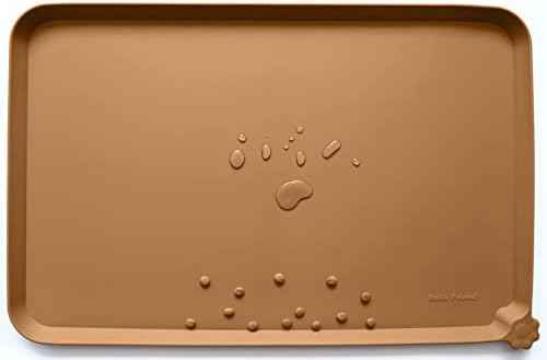 Hoki Found Silicone Pet Food Mats Tray - High-Lips Pet Dog Cat Bowl