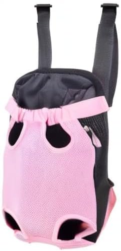 Dog Carrier Pink Legs Out Front Pet Carrier Backpack Comfortable Puppy Bag - Image 7