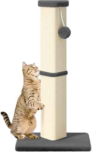 Cat Scratching Post, 32 Inch Tall Scratching Post for Indoor with