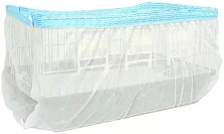 Bird Cage Seed Catcher Mesh Max 80" Circumference Pocket Style Covers by Fit+Fly