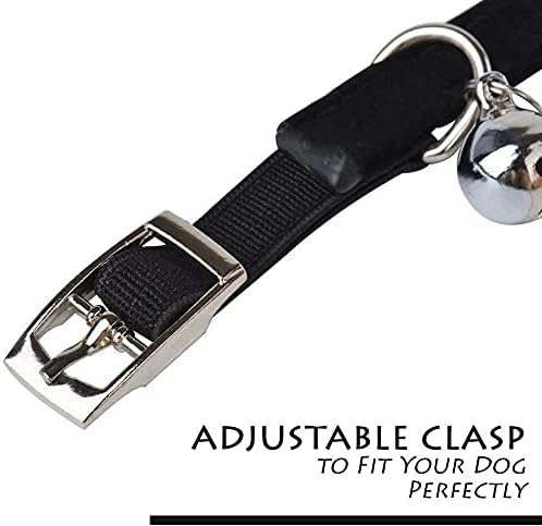 CHUKCHI Soft Velvet Safe Cat Adjustable Collar Bling Diamante - Image 5