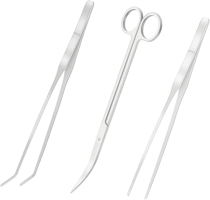 LILYS PET Stainless Steel Aquarium Tank Aquatic Plant Tools Sets by LILYS+PET