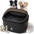 Dog Water Fountain for Large Dogs, 2.1Gal/8L Dog Water Bowl Dispenser
