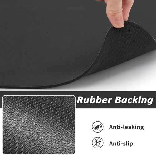 HotLive Dog Food Mat - Absorbent Cat Mat for Food and Water, No Stains