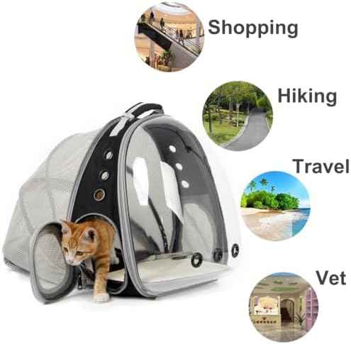 Cat Bubble Backpack with Fan, Fit up to 12 lbs, Space Capsule