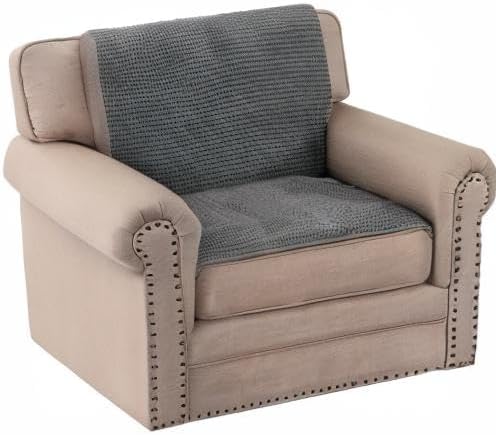 H.VERSAILTEX Plush Chenille Couch Armrest Cover 2 Packs Thick and Soft Sofa - Image 9
