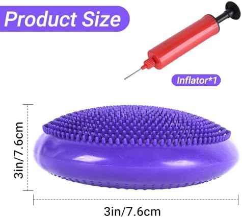Dog Balance Disc 14", Dog Balance Equipment with Cushion and Pump, Pet