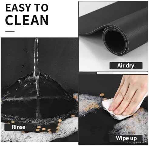 HotLive Dog Food Mat - Absorbent Cat Mat for Food and Water, No Stains