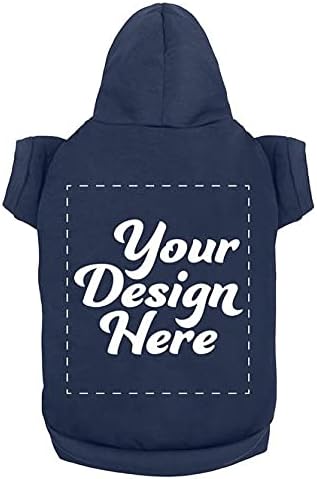 Personalized Dog Hooded Custom Sweatshirt Pet Pullover Hoodie Text/Image by apparelyn