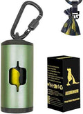 Metal Dog Poop Bag Holder w/Leash Clip|Durable Scratch-Resistant