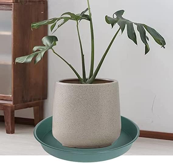 6 Pack of 10 inch Plant Saucer Bird Bath Bowl, Heavy Duty Plastic Plant Saucer - Image 7