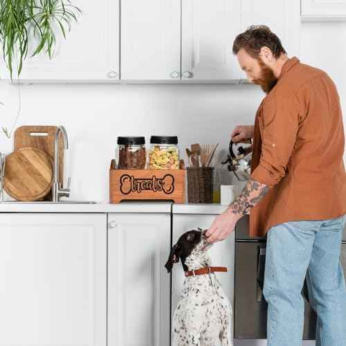 Dog Treat Container Dog Food Container for Dog Food Storage, Farmhouse