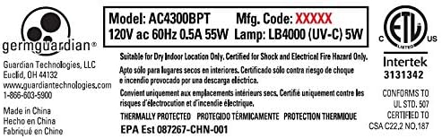 GermGuardian 5-In-1 HEPA Air Purifier - Image 10