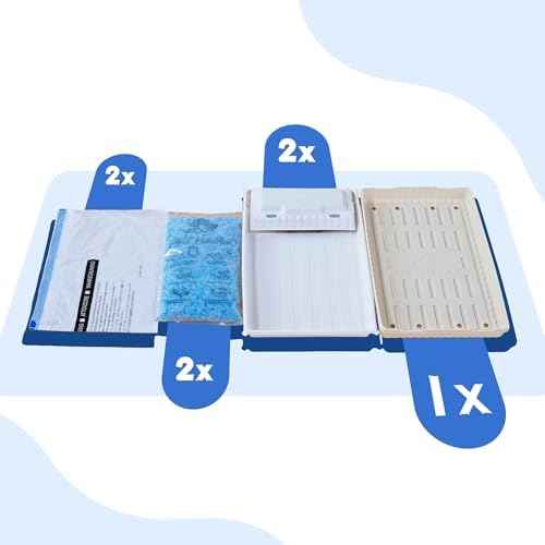 Crystal Cat Litter & Disposable Litter Trays 2 Sets, Compatible with