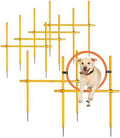 TNZMART 2.6 FT Dog Agility Obstacle Course Backyard Set with Wave