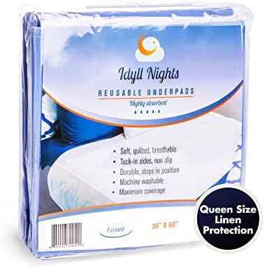 Washable Incontinence Bed Pad 36x60 – Soft, Absorbent & Waterproof