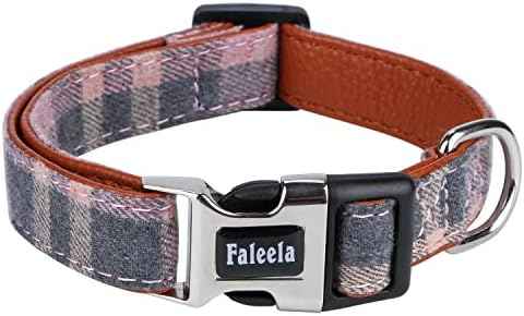 Faleela Cute Soft Girl Dog Collar with Bow, Bowtie Dog Collar for