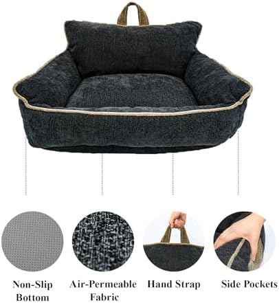 Washable Dog Bed Medium Size,Pet Beds for Medium Dogs,Dog Sofa Bed