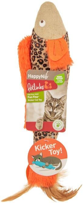 Petlinks HappyNip Fun Fins Kicker Cat Toy, Contains Silvervine & Catnip - Image 2