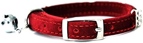 CHUKCHI Soft Velvet Safe Cat Adjustable Collar Bling Diamante - Image 4