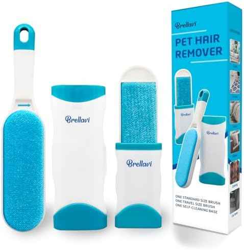 Pet Hair Remover: Reusable Dog Cat Lint Brush for Couch Furniture