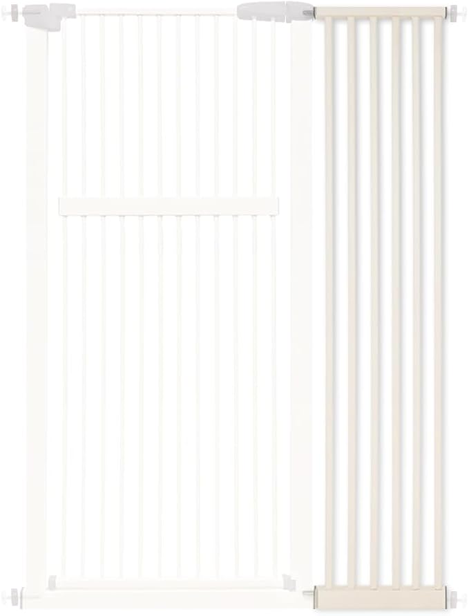Lumizone Extra Tall Pet Gate 55.12" High Pressure Mounted 12.60" Wide Extension by Lumizone