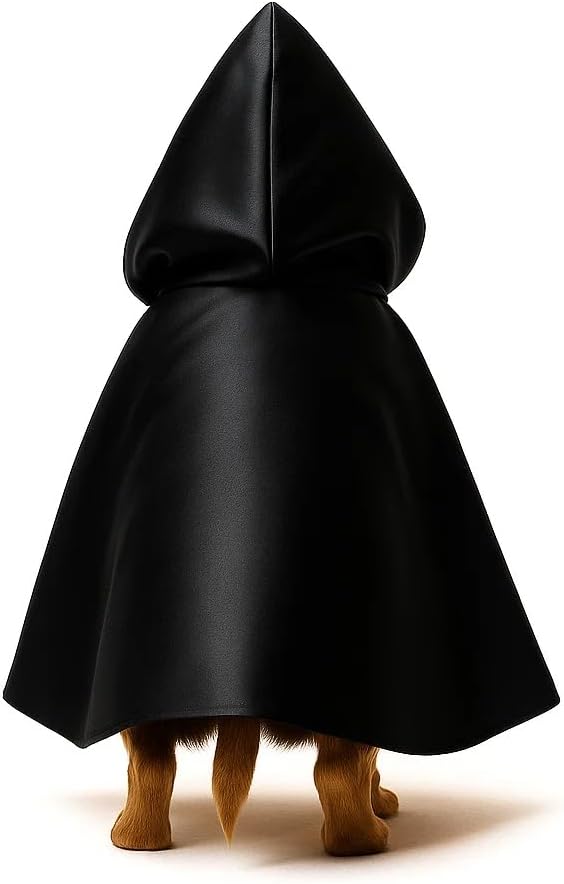 Black Cat Cloak with Hood for Indoor Cats, Funny Superhero Cosplay Halloween - Image 7