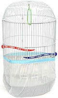 Cylinder Bird Cage Seed Catcher Mesh Max 53" Circumference, Elegant Stlish by Fit+Fly