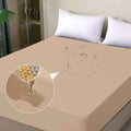 Twin Mattress Protector Waterproof, Fitted Sheet Style Breathable
