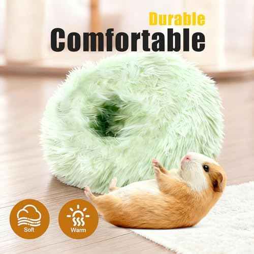 Guinea Pigs Bed Small Animal Bedding Donut-Shaped Burrowing Pet Bed