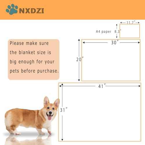 Dog Blankets for Medium Large Dogs Washable, 3 Pack Pet Blanket