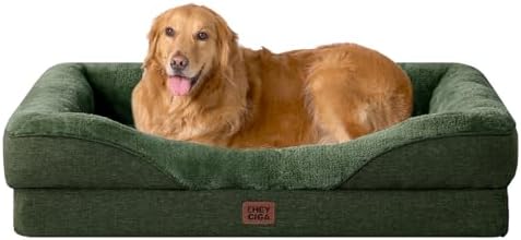 EHEYCIGA Orthopedic XL Dog Bed for Large Sized Dog, Waterproof Liner & Washable by EHEYCIGA