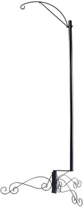 HOHIYA 61″ Heavy Duty Shepherd Hook Bird Feeder and Cage Stand by HOHIYA