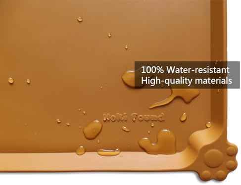 Hoki Found Silicone Pet Food Mats Tray - High-Lips Pet Dog Cat Bowl