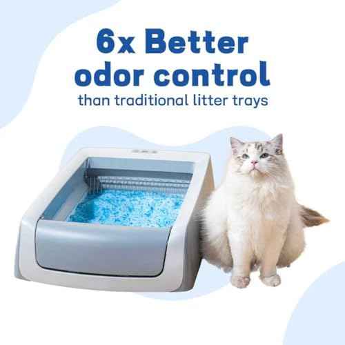 Crystal Cat Litter & Disposable Litter Trays 2 Sets, Compatible with