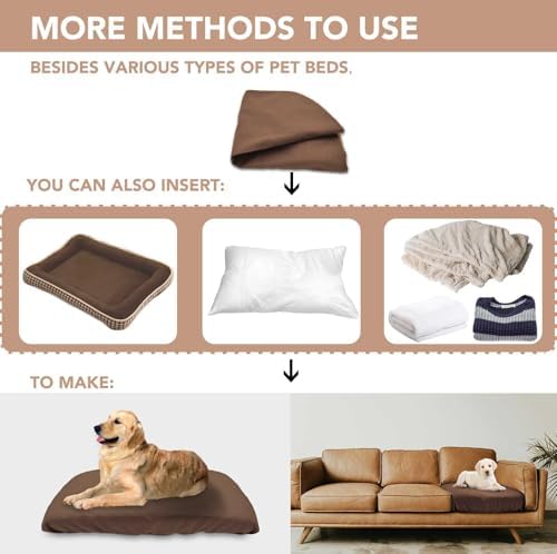 Dog Bed Cover Waterproof Replacement Machine Washable Covers for Dog