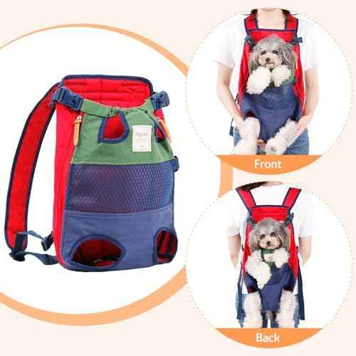 Dog Backpack Carrier Small Dog Backpack, Pet Dog Front Backpack Legs