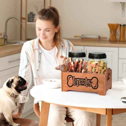 Dog Treat Container Dog Food Container for Dog Food Storage, Farmhouse