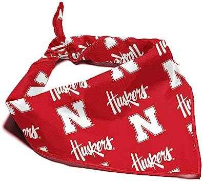 Nebraska Cornhuskers Officially Licensed Bandana for Dogs and Cats
