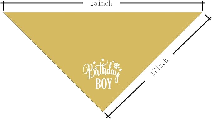 Birthday Boy Dog Bandanas, Dog Birthday Bandana, Birthday Bandana - Image 2