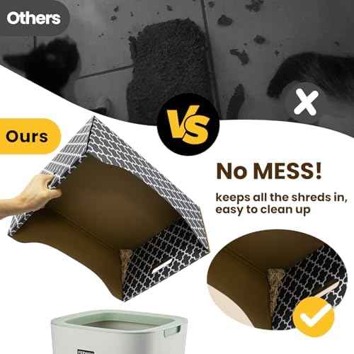 [Ultra-Large] Cardboard Cat Scratcher Box, Heavy Duty Cat Scratcher