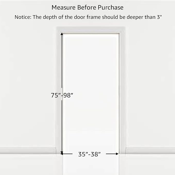 unipaws 75" High Extra Tall Cat Gate, Auto Closing and No Drilling Safety Gate - Image 7
