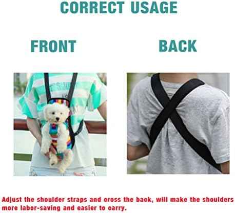 Leconpet Pet Carrier Backpack, Legs Out Adjustable Pet Front Cat Dog