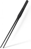 Mandala Crafts 15 Inches Black Stainless Steel Straight Aquarium Tweezers by MandalaCrafts